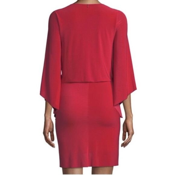 MISA LOS ANGELES Bell Sleeve Twist Front Teget Mini Dress - Picture 3 of 15